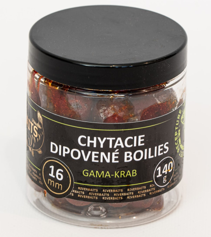 RIVERBAITS Boilies v dipe GAMA-KRAB 20mm